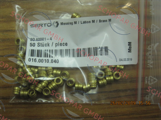 Serto-016.0010.040 / SO 40001-4 price
