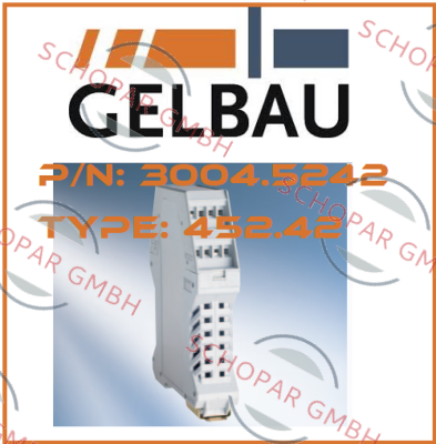 Gelbau-P/N: 3004.5242 Type: 452.42 price