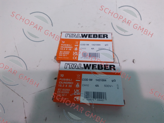 Italweber-P/N: 1421004 Type: CH10 gG 4A 500V price
