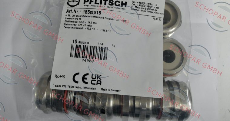 PFLITSCH-155stp18 price