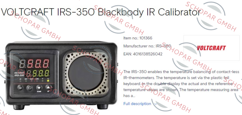 Voltcraft-IRS-350 price