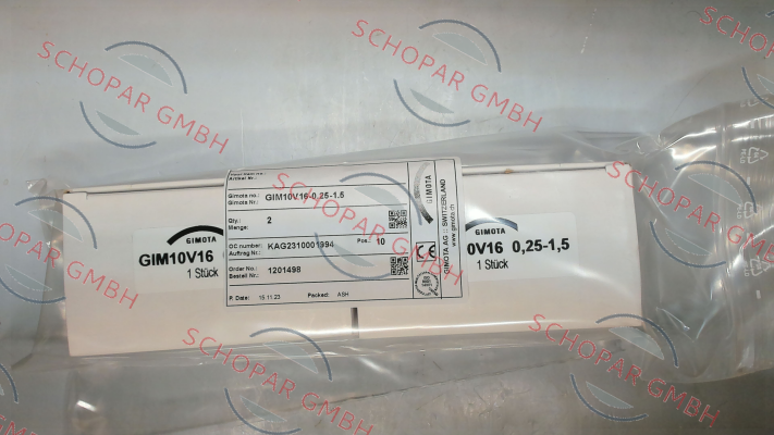 GIMOTA-GIM10V16-0.25-1.5 price