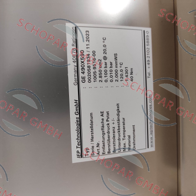 Brilex-Nr. 1005-9516-00 Type GE 0490x0590 mm price