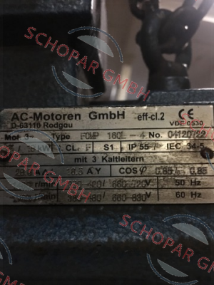 AC Motoren-PDM-4-B35-22-180L-G-Z1, 180L, 22 kW  price
