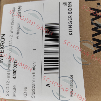 Klinger Born-4500.0219/SK-D-12 price