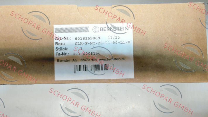 Bernstein-P/N: 6018169069 Type: SLK-F-NC-25-R1-A0-L1-0 price