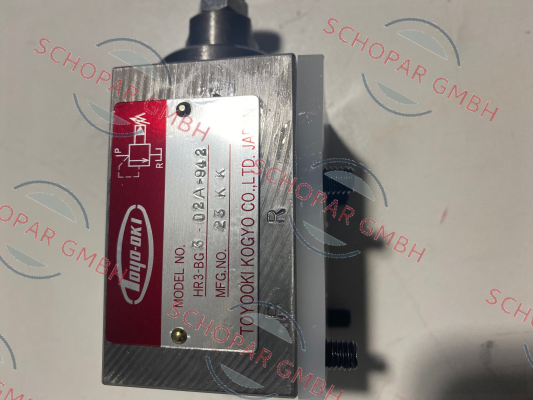 JTEKT FLUID POWER SYSTEMS CORPORATION (ex. Toyooki)-HR3-BG3-02A-942 price