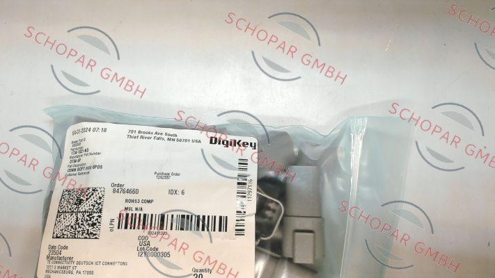Deutsch (TE Connectivity)-DT04-6P price