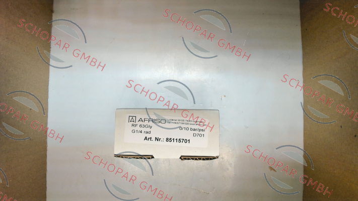 Afriso-P/N: 85115701, Type: RF63Gly 0/10bar 1/4 rad D701 price