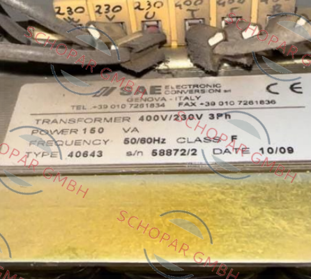SAE – Electronic Conversion-40643-T00 price