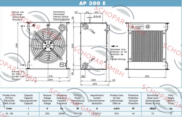 Sesino-AP/APL 300 E 12/24V price