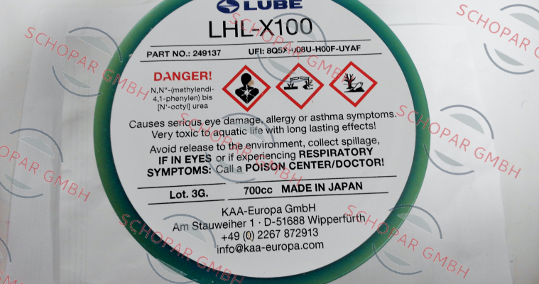 Lube-249137  LHL-X100-7 price
