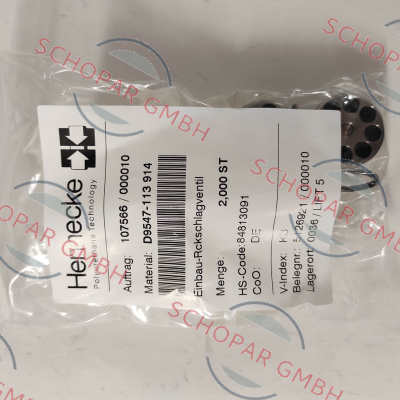 Hennecke-D9547-113 914 price