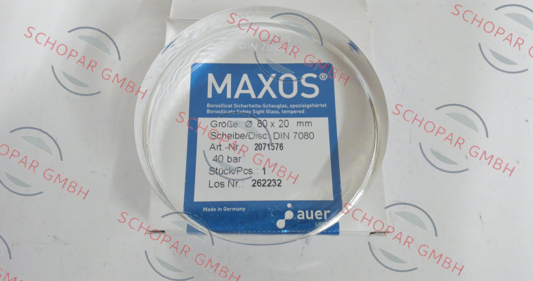 Maxos-DIN 7080 - 80x20mm price