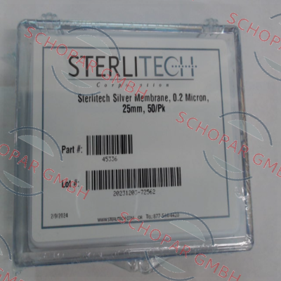 Sterlitech-45336 price