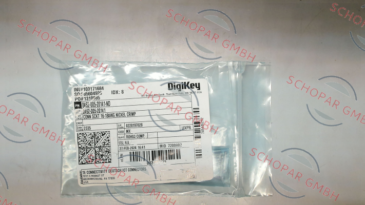 Deutsch (TE Connectivity)-0462-005-20141 price