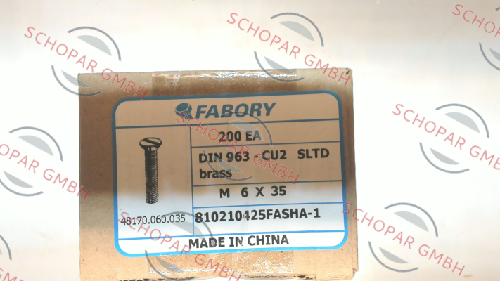 Fabory-48170.060.035 price