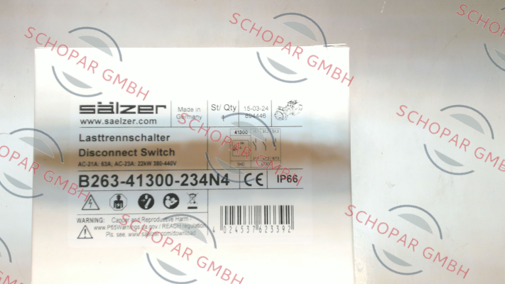Salzer-B263-41300-234N4 price