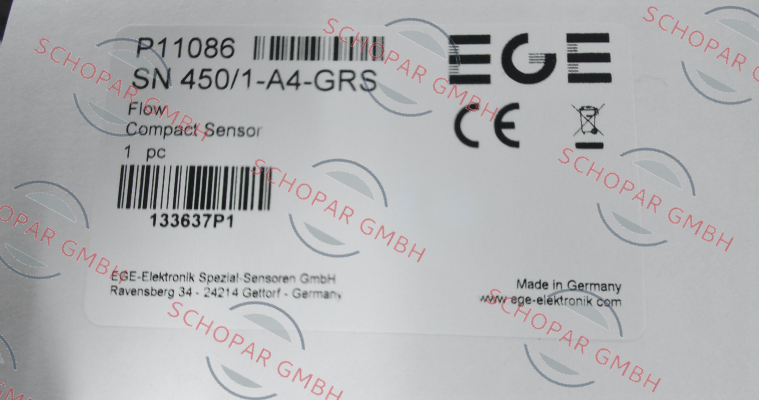 Ege-p/n: P11086, Type: SN 450/1-A4-GRS price