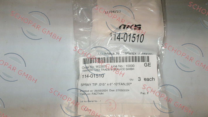 Binks-114-01510 price