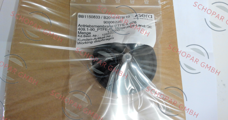 Sera-90006226 - Working diaphragm price