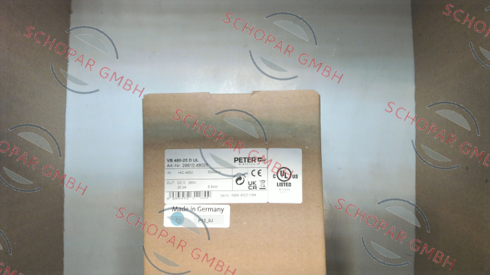 Peter Electronic-VB 480-25 D UL price
