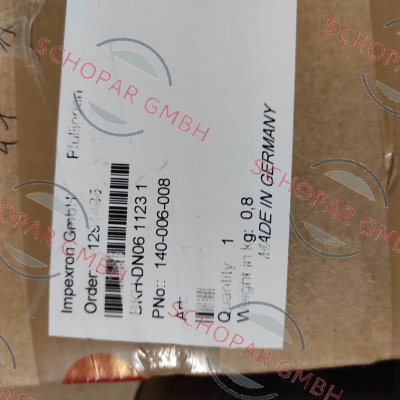 Pister-BKH DN06 1123 1 / 140-006-008 price