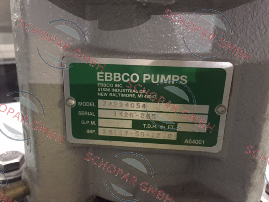 EBBCO Inc-ZA224054  price
