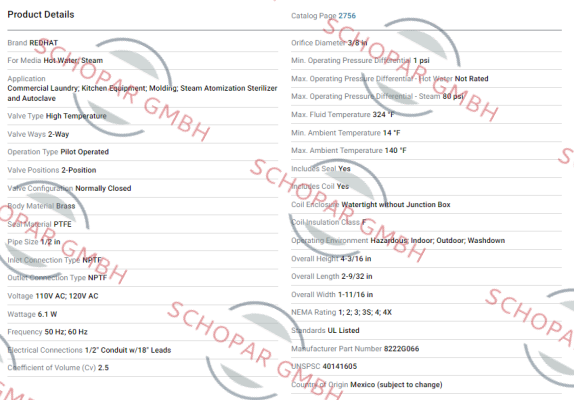 Asco-8222G066 price