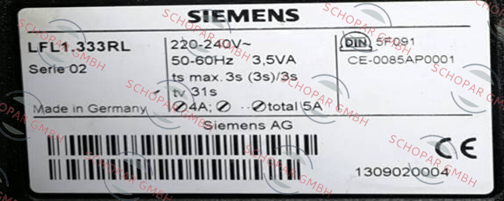 Siemens (Landis Gyr)-LFL1.333RL OEM, alternative LFL1.333  price