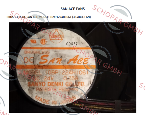 Sanyo Denki-109P1224H1061  OEM!!  price