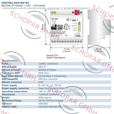 ADFweb-HD67801-KNX-BIP-B2 price