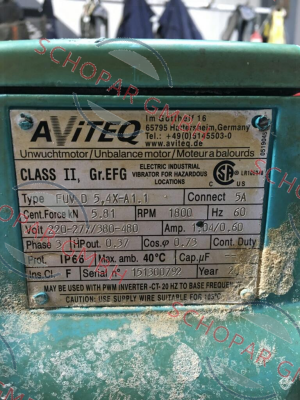 Aviteq-FUVD5,4X-A1.1 220-277/380-480V 60HZ  price