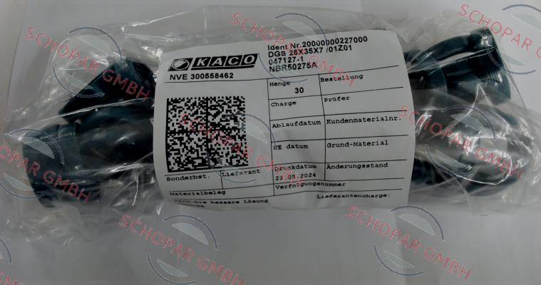 Kaco-Type DGS 28X35X7 price