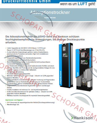 Hankison-32040020 / HSHD 18 Adsorptionstrockner Serie HSHD price