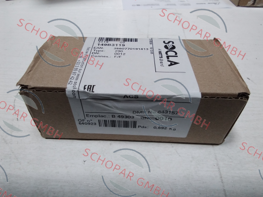 Socla-149B3119 price