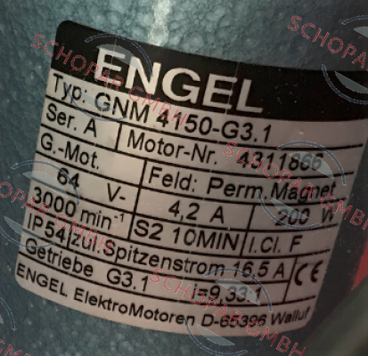 Engel Motor-GNM 4150-G.3.1,S/N 4311866)  price