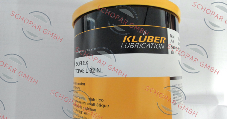 Kluber-Isoflex Topas L 32 N-1 kg / PN: 1069842 price