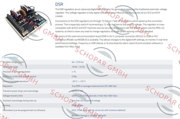 Mecc Alte-Type DSR / 0391600175 price