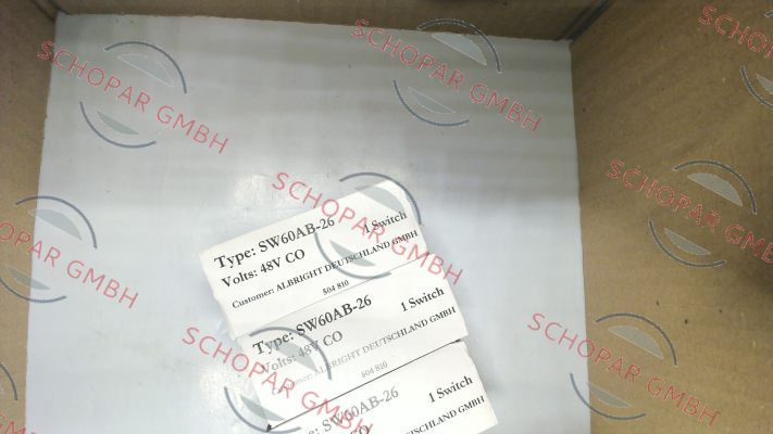 Albright-SW 60 AB-26 48V CO / 504810 price