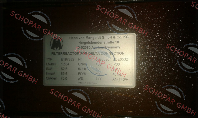 Hans von Mangoldt-E197332 old number, new number 1056329  price