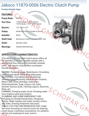 Jabsco-11780-0006  price