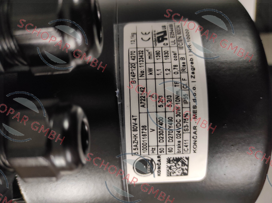 Koncar-M 5AZHK 80V-4T B14 507-804141103 price