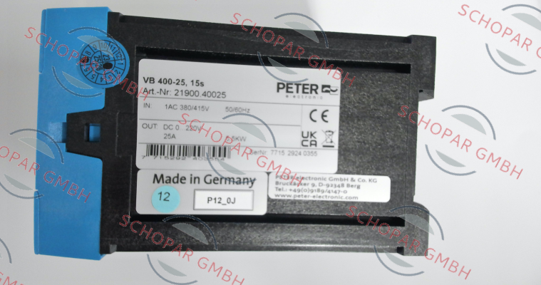 Peter Electronic-VB400-25  15s  /2190040025 price