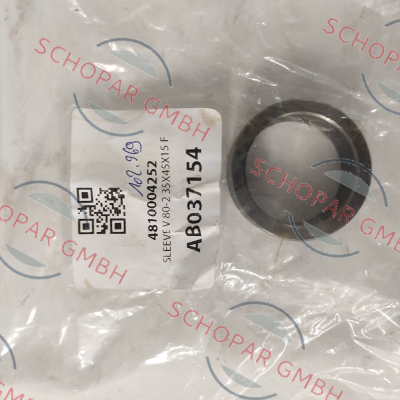Varisco pumps-Sleeve old  code 4810004259/ new code 481004252 price