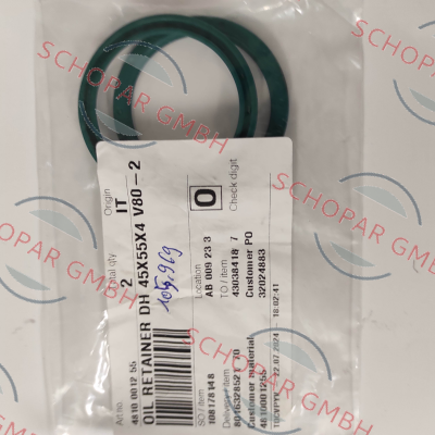 Varisco pumps-Oil Retainer 4810001255 price