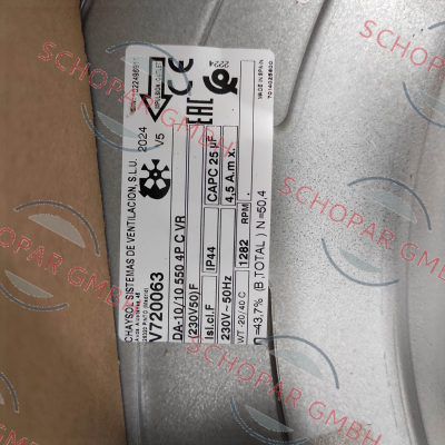 Chaysol-V720063 DA 10/10 550 Watt 4 P price