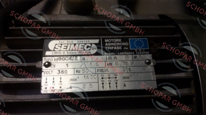 Seimec (Rossi)-HP80C4/2 obsolete, alternative DP80c2/4 2/4 Polen kW 1,1/0,82 V. 400/50 B3  price