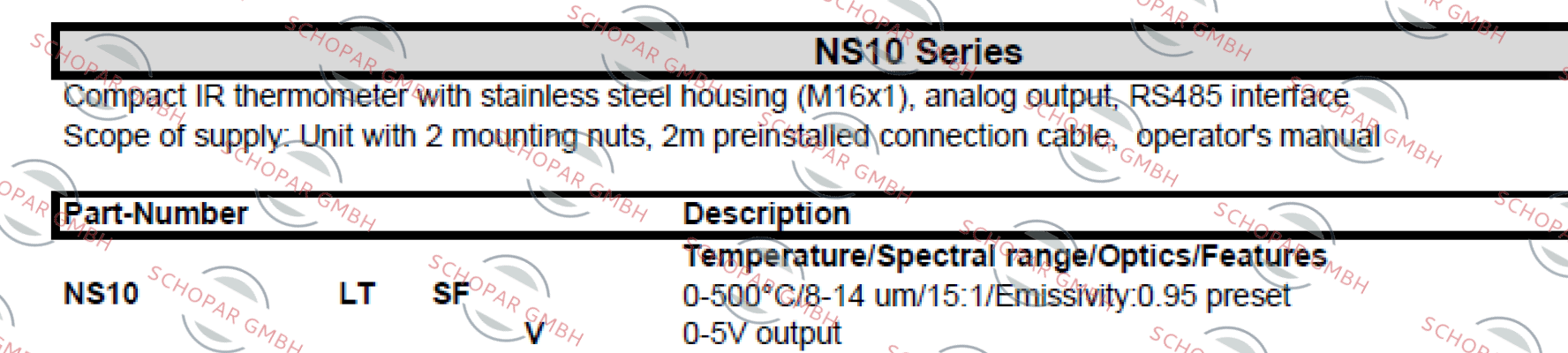 SENTEST-NS10LTSFV price