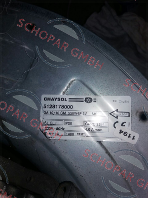 Chaysol-V 710063 DA 10/10 550 price